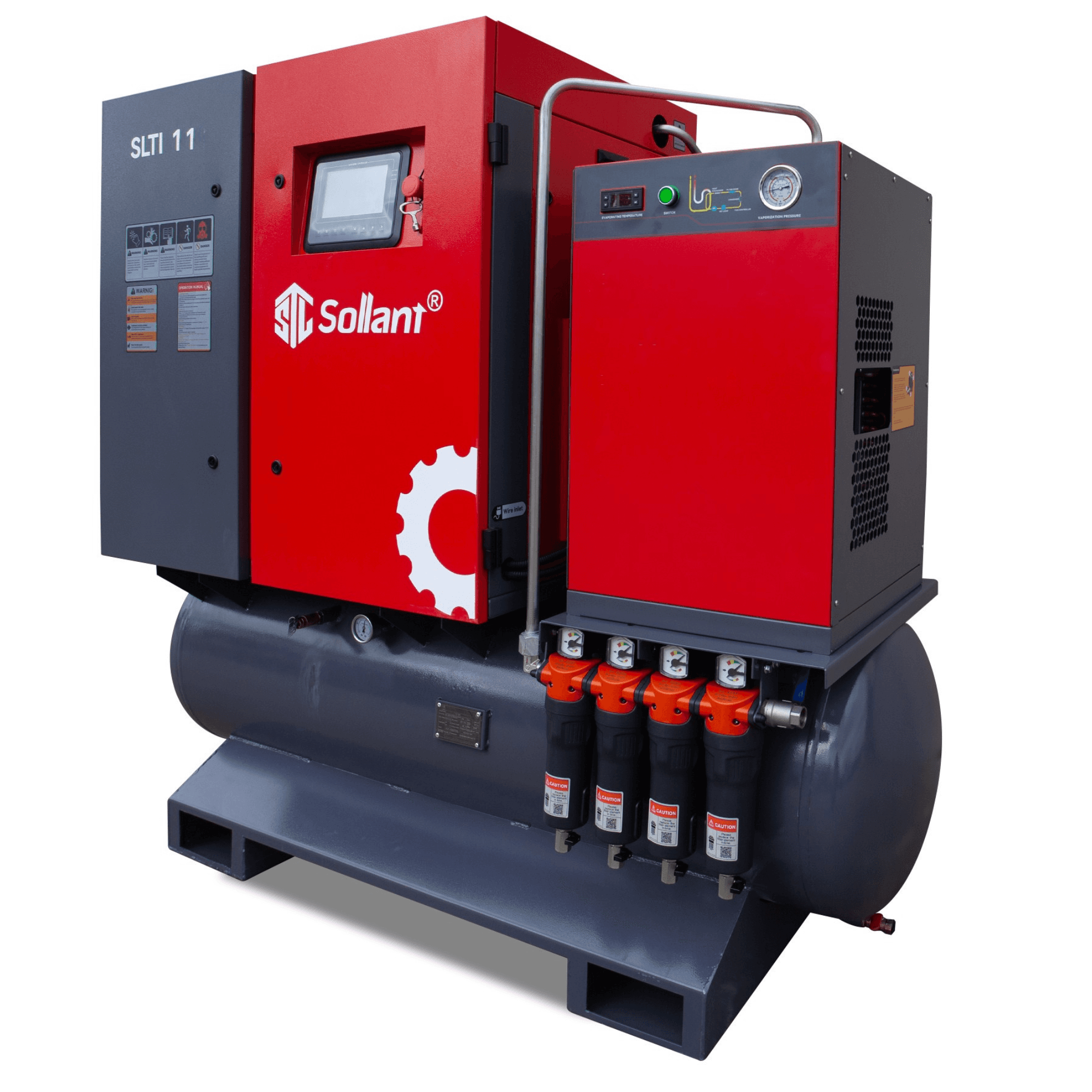 Packaged 4-in-1 Compressor 11 kW 10 Bar - Image 2