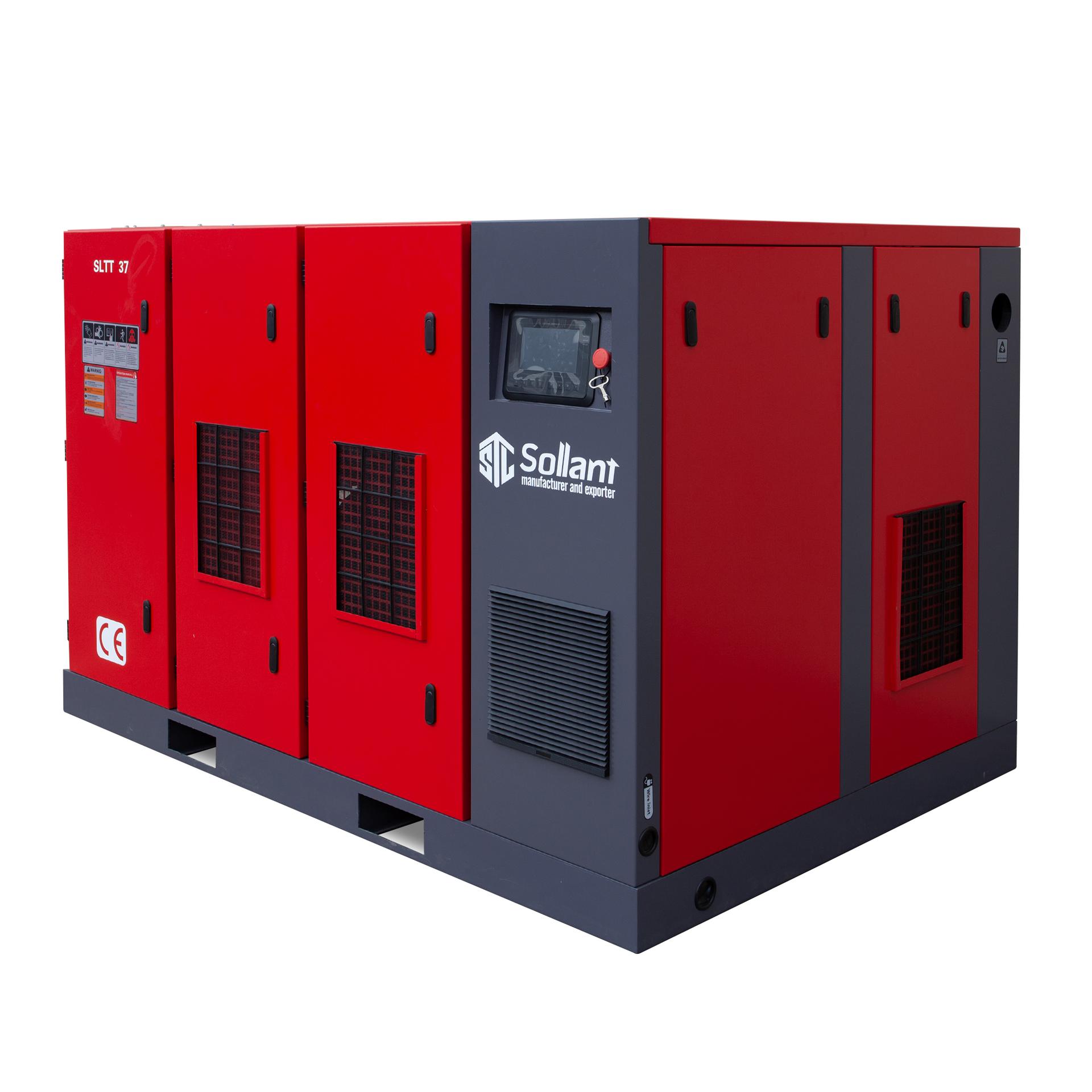 Compressor 37kw Two-Stage Screw Air Compressor 37 kW 10 Bar | Sollant Compressors