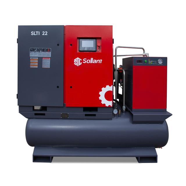 Packaged 4-in-1 Compressor 22 kW 10 Bar | Sollant Compressors